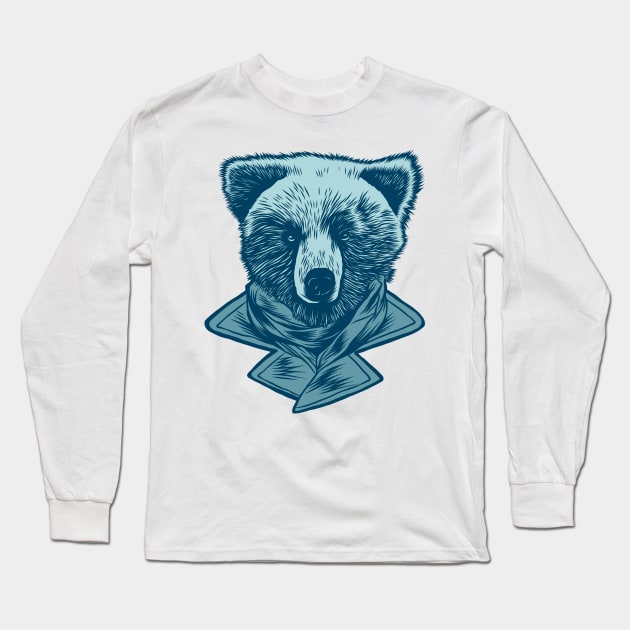 Swag Bear Long Sleeve T-Shirt by jafaris